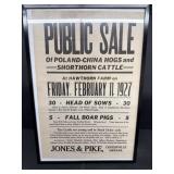 1927 Centerville, IN- AUCTION NOTICE