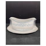 Oxford, blue lace serving dish