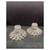 Candlewick candleholders