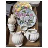 Cream and sugars plates miscellaneous
