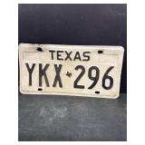 Texas license plate