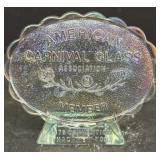Carnival glass members 1976 convention plaque