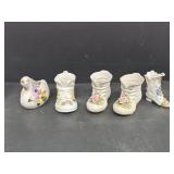 Shoes and swan decoratives