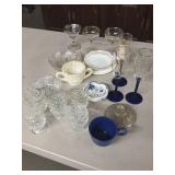 Glassware, cups, martini, glasses, etc.