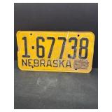 1953 Nebraska license plate