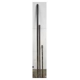 (2) Steel Spud Bars & Crowbar