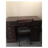 Mahogany Desk/Chair