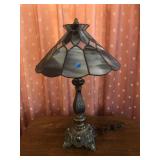 Contemporary Slag Glass Lamp
