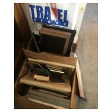 Group  of (2) Boxes of Picture Frames