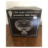 Compote, Rose Collection on bottom