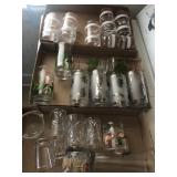 (3) Flats of Glasses