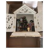 Candle Holders, Vase, Christmas Musical House