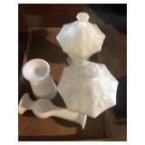 Milk Glass Jars