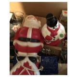 (2) Boxes of Christmas Décor. & Tree