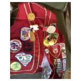 (2) Richmond Ramblin Roses Vest w/patches