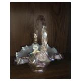 Fenton Candy Basket