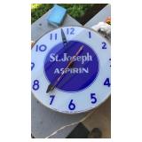 Early St. Joseph Aspirin Clock