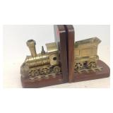 Train book ends