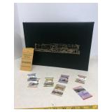 Locomotives of the world stamps collection from