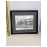 Pennsylvania RR Roundhouse Richmond Indiana print