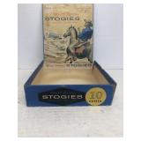 Vintage wolf brothers stogies cigar box