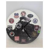 Railroad battery operated clock