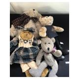 Group of stuffed Boyd