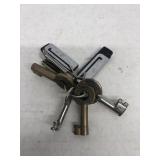 Group of railroad keys