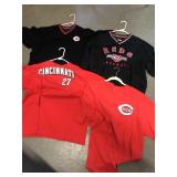 Joey Votto Scott Roland and Reds shirts