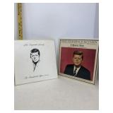 Two John F Kennedy record albums