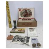 Vintage cigarbox the canton motor car Company