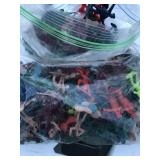 Bag of plastic army figures