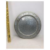 Galvanized metal tray