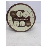 Set of six canapé plates