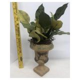 Urn with plant
