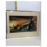 Train framed print-PICK-UP ONLY