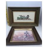 2-train prints framed