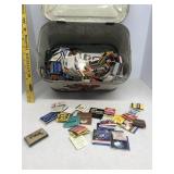 Large group of match books