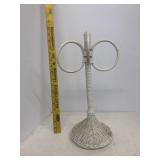 Wicker towel holder