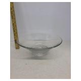 Round glass bowl