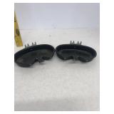 Vintage steel ashtrays