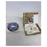 Post office patches and stamps