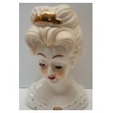 Large Head Vase 10"