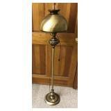 Brass floor lamp