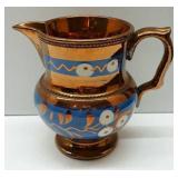Copper Lustre Pitcher