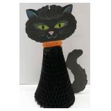Vintage Black Cat Halloween Decoration