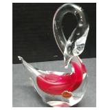 Murano Glass Swan