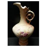 Unmarked Handpainted Ewer