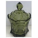 Fostoria coin glass lid it candy jar