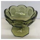 Fostoria coin glass footed sauce dish